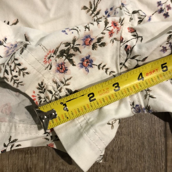 NWT! - NO BOUNDARIES 100% Cotton Floral Print Shortall Overalls - Picture 7 of 7